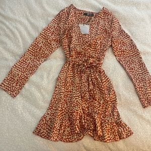 Sz 2 Missguided Wrap from tea dress